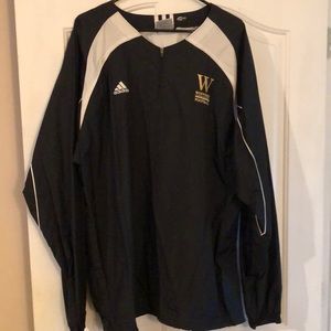 Wofford Terriers adidas football quarter zip long sleeve pullover XL